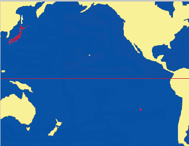 イースター島位置地図